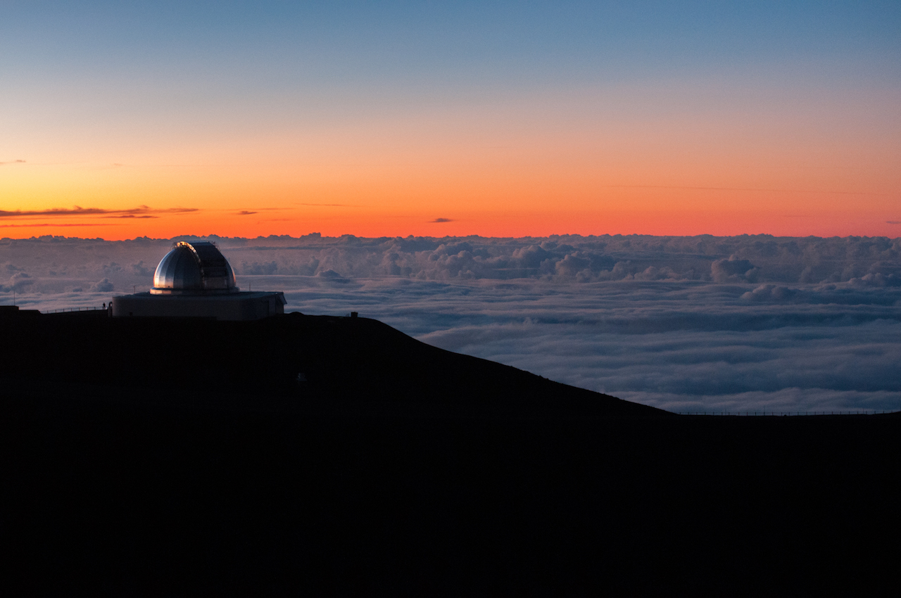 NASA telescope on Mauna Kea summit